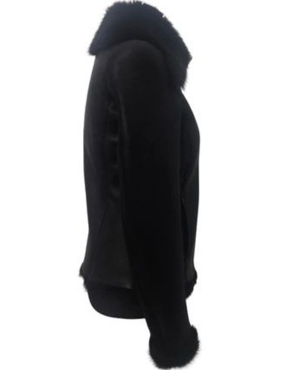 Shearling short jacket