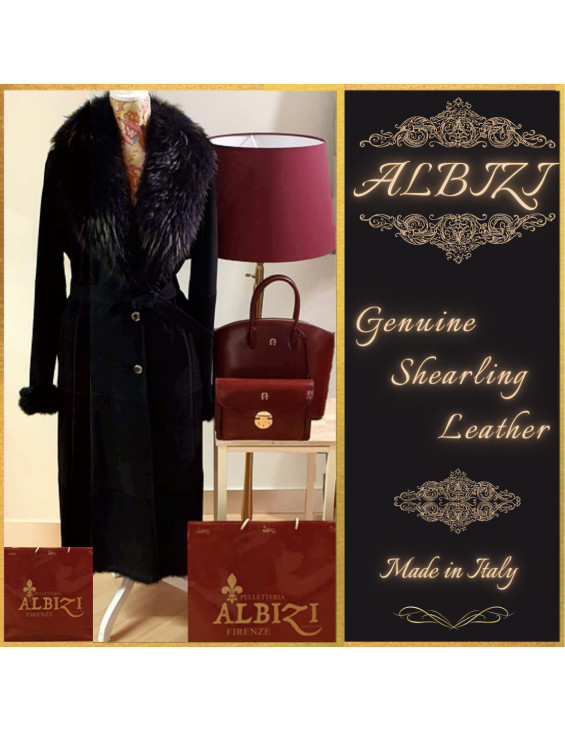 Shearling Jackets with large Fur Collar