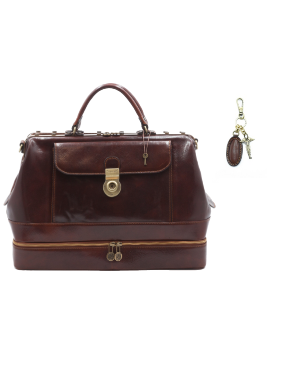 Large Doctor Bag With Key Ring