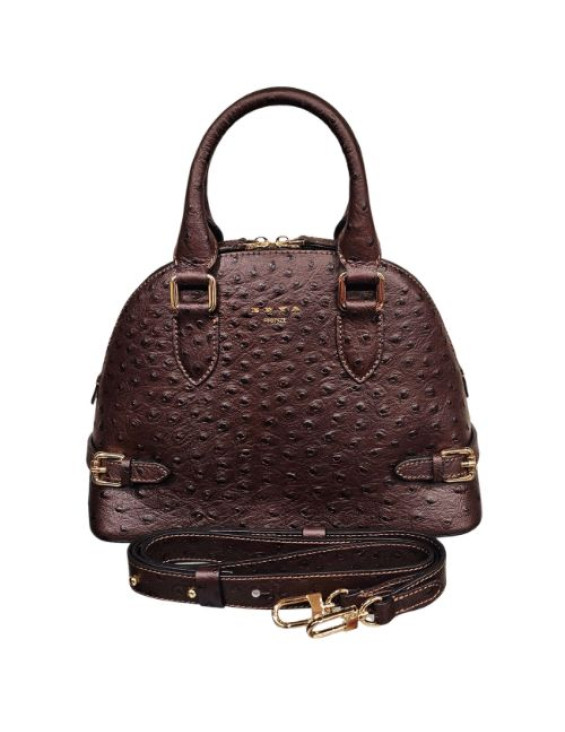 ENYA ostrich-print bags