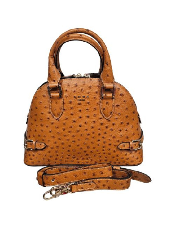 ENYA ostrich-print bags